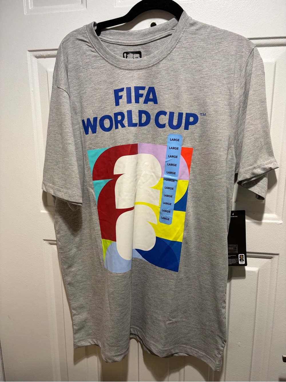 World Cup Men's Grey Graphic Tee